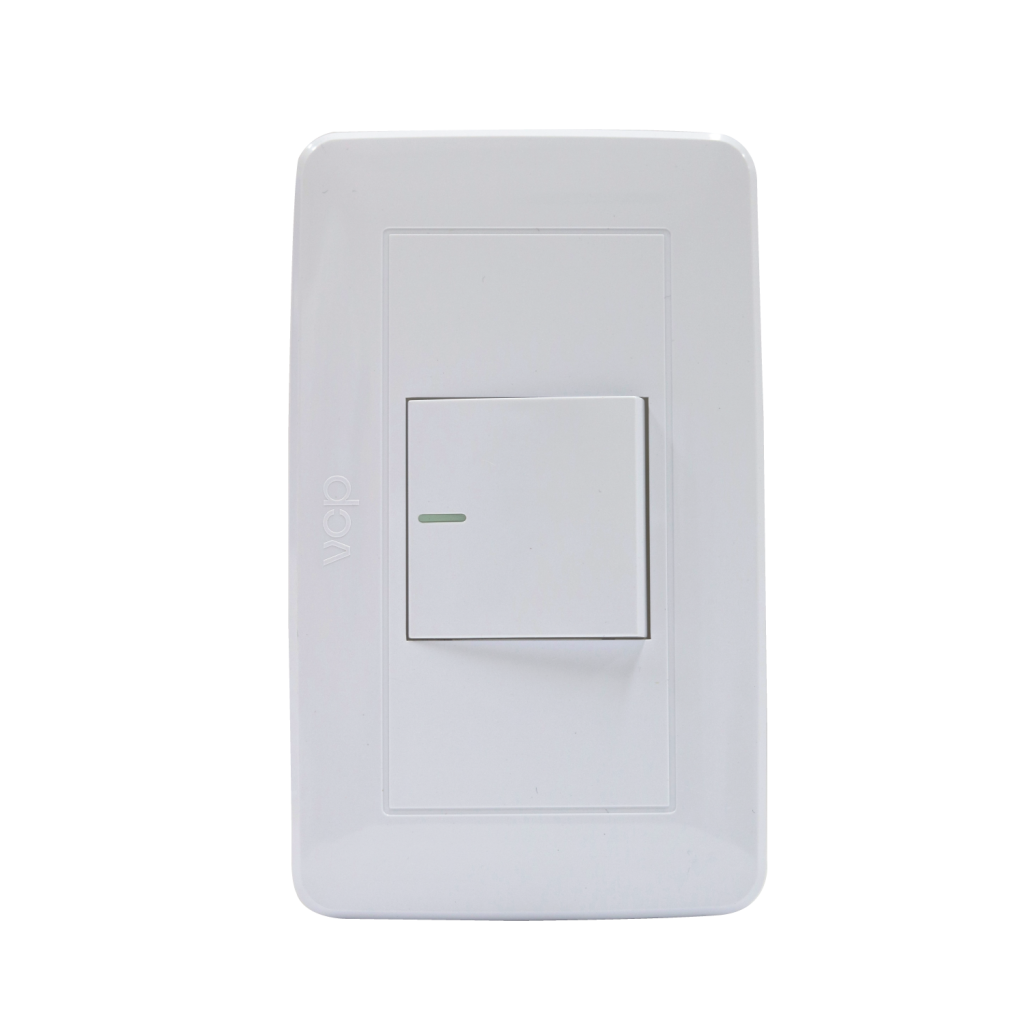 Interruptor sencillo conmutable (3 vias), 127V – 10A con tapa incluida ...